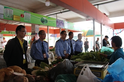 广东省云浮市云城区对食用农产品经营主体进行专项整治